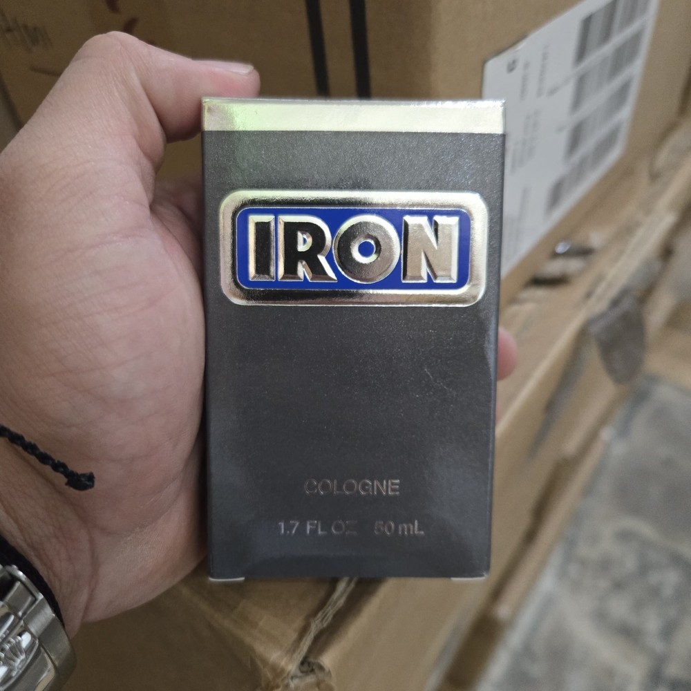 IRON COLOGNE 50ML/1.7OZ COTY INC SPLASH VINTAGE DISCONTINUED RARE VAULTED