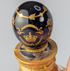 Fabergé Imperial 2 fl oz 1996 Limited Edition St Louis Crystal, Corded, Low Fill