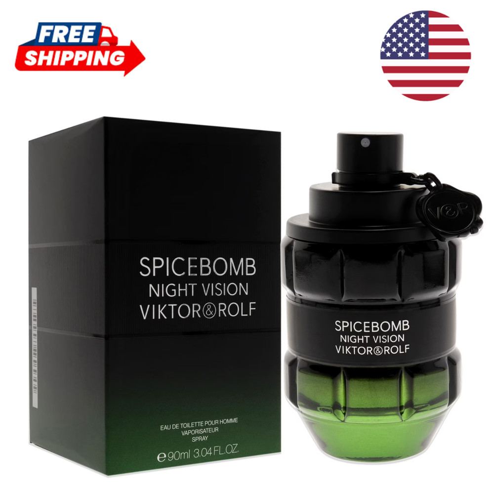 Viktor Rolf Spicebomb Night Vision Eau De Toilette Men Spray EDT 90ml 3oz