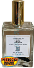 NEW Crystal Beauty “ONYX STRENGTH” EDP Parfum Perfume. Vanilla, Cedarwood, Amber