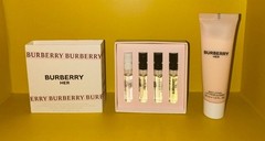 Burberry Her EDP Spray Sample Gift Set 4-Piece Mini 0.05 fl oz Each PLUS LOTION!