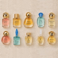 10 Eaux de Parfum Gift Box Set French Perfume Assorted Scents 57.8ml