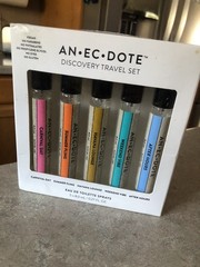 Anecdote Discovery Travel Set Eau De Toilette Sprays 5 x .27 fl oz NEW NIB