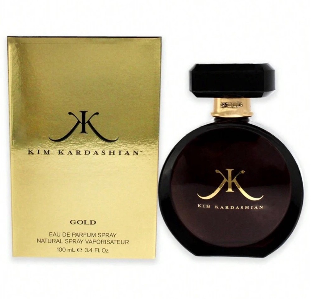 Kim Kardashian Gold Eau de Parfum Spray 3.4 fl oz NIB Discontinued Free Shipping