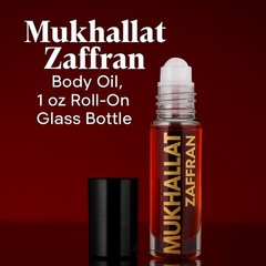 Mukhalat Zaffran Body Oil • Concentrated Attar • And more