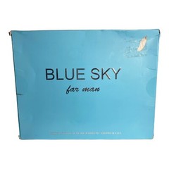 Blue Sky Gift Set for Men-Cologne Spray 3.8 oz + Body Lotion + Shower Gel