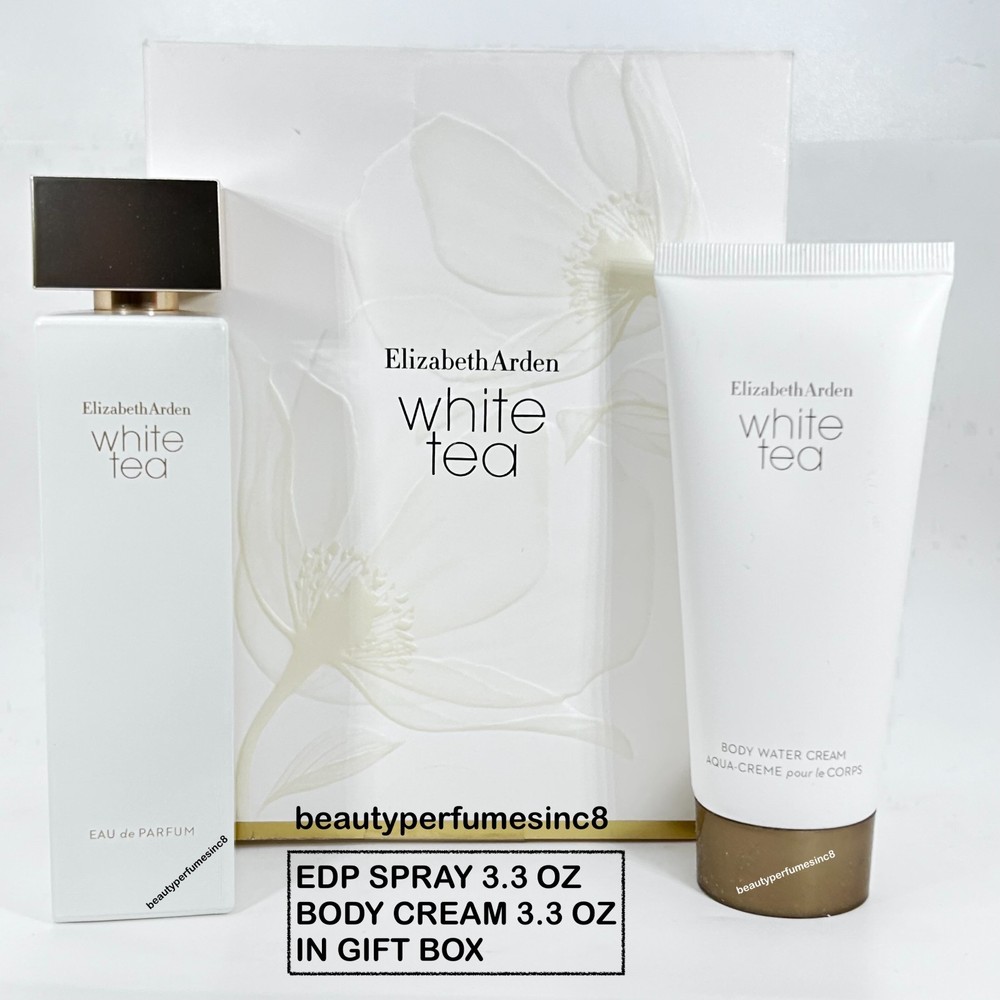 Elizabeth Arden White Tea Eau De Parfum & Body Cream 2pcs Set (100ml + 100ml)