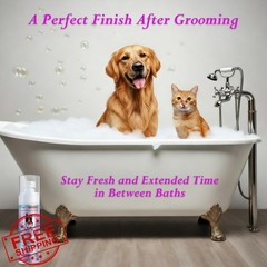 Mekseks Dog Cologne Baby Powder Scent 3.4oz