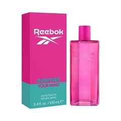 Reebok Inspire Your Mind, EDT Spray 3.4 OZ 1 Count (Pack of 1), Pink