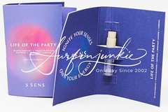 5 Sens Life of the Party Vial Sampler Spray .05 Oz Parfum Perfume Mini 3 Piece