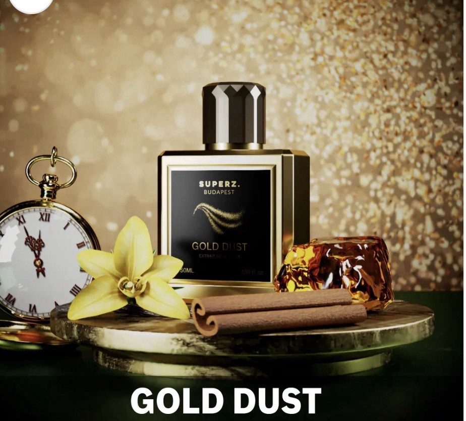 GOLD DUST BY SUPERZ BUDAPEST 50ML/ 1.69 OZ EXTRAIT DE PARFUM USA SELLER
