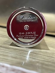 Miss Dior Rose N Roses EDT Refillable Atomizer Spray In Leather Case 0.34oz 10ml