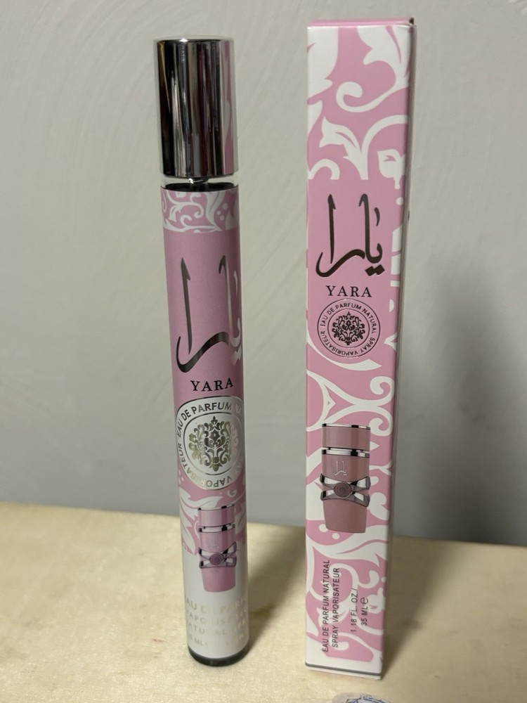 Yara Eau de Parfum Pink Lattafa, Purse Travel Size 1.18 Fl.Oz 35 mL, New In Box