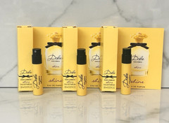 Dolce & Gabbana “Dolce Shine” Eau de Parfum – Lot of 3 Samples .02 oz .8mL each