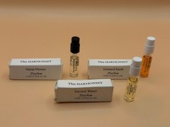 The Harmonist 3pc Sample Lot Sacred Water Desired Earth Metal Flower 1.5ml X 3