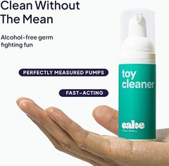 Hello Toy Cleaner, Adult Toy Cleaner with Easy to Use Pump, Natural Gentle Foam