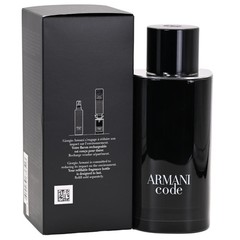 Armani Code (refillable) by Giorgio Armani cologne for men EDT 4.2 oz New in Box