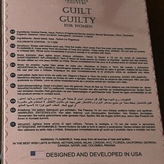GUILTY GUILT WOMEN 3.4 Oz EDP Spray Women’s Perfume Fragrance Couture