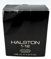 HALSTON 1-12 by Halston Cologne Spray 4.2 oz Men [ BOX DAMAGED ]
