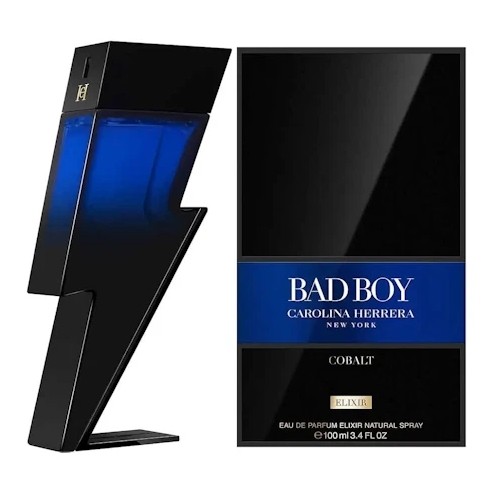 Carolina Herrera Bad Boy Cobalt Elixir for Men EDP Spray 3.4 oz