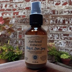 Patchouli Tobacco scented Body Spray blend of patchouli and tobacco fragances