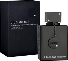 Club de Nuit Intense EDT para hombre, nuevo en caja, negro, 3.6 onzas líquidas