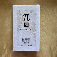 Givenchy Pi Pour Homme EDT 3 Boxed Sample Vials 2 mL / .06 fl oz Made in France