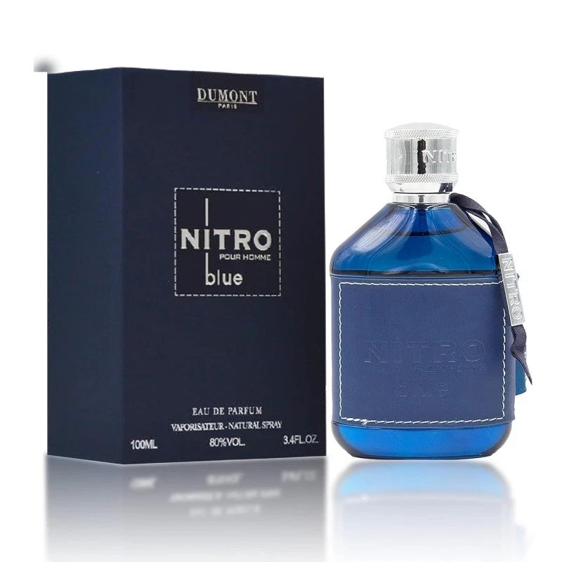 Nitro Blue Pour Homme by Dumont Paris 3.4 oz EDP Cologne
