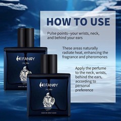 Mens Cologne Spray Fresh Woody Scent 50ml Elegant Fragrance Daily Wear Perfume