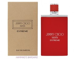 JIMMY CHOO MAN EXTREME EDP 3.3 OZ / 100 ML FOR MEN WITH CAP (NEW IN BROWN BOX)