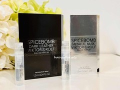 Viktor & Rolf Spicebomb METALLIC MUSK & Dark Leather EDP Perfume Samples FRESH