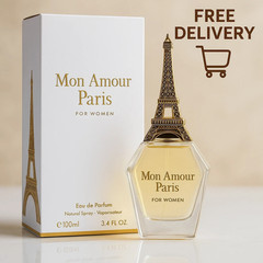 Mon Amour Paris for Women Eau De Parfum – Floral & Fruity – Ylang-Ylang, Damascu