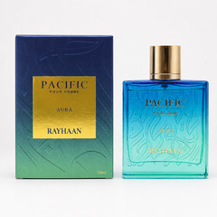 Rayhaan Pacific Aura Eau de Parfum for Men 3.4 oz/ 100 ml