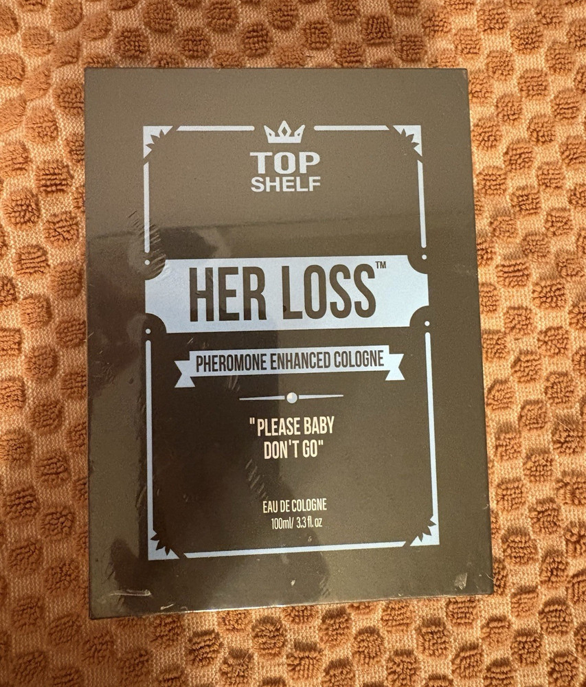 Top Shelf Her Loss Eau de Cologne Spray w/ Pheromones, 3.3 fl oz