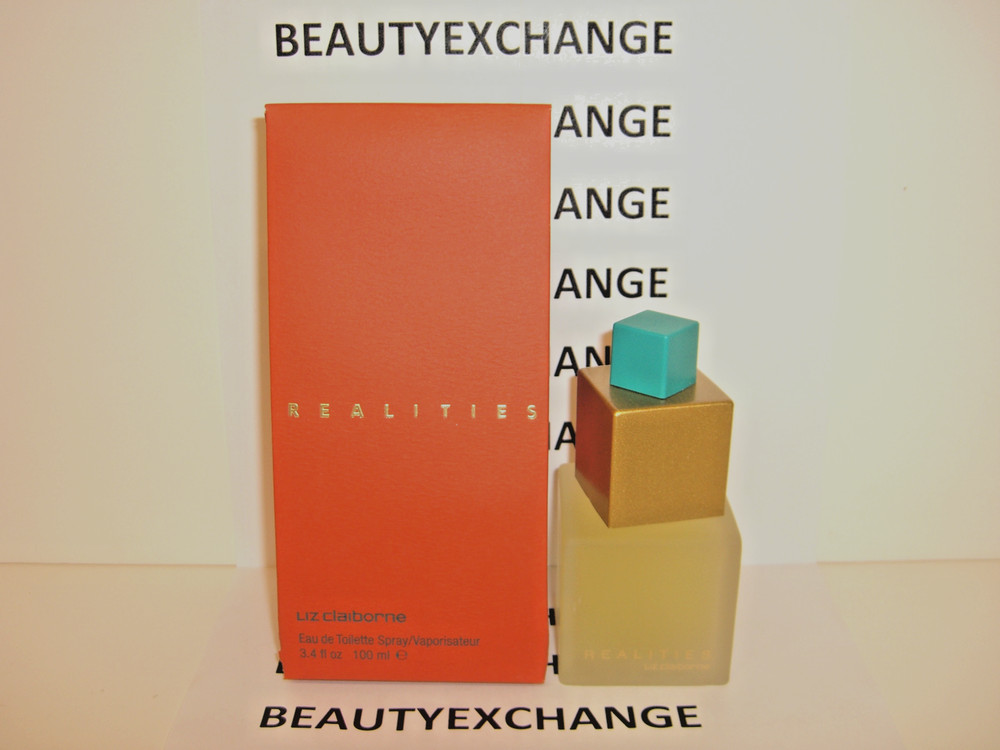 Liz Claiborne Realities Perfume Eau De Toilette Spray 3.4 oz (Orange Box)