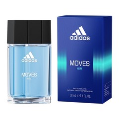 Adidas Moves Him Eau de Toilette 1.6 fl oz (Pack Fl Oz of 1), Plain