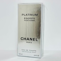 CHANEL Egoiste Platinum Pour Homme Eau de Toilette 3.4 oz 100ml Perfume Sealed