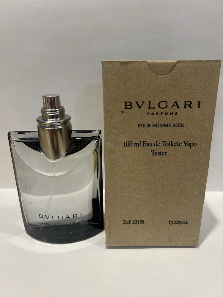 Bvlgari Pour Homme Soir Eau De Toilette Spray 3.4 oz/100 ml Men RARE Original