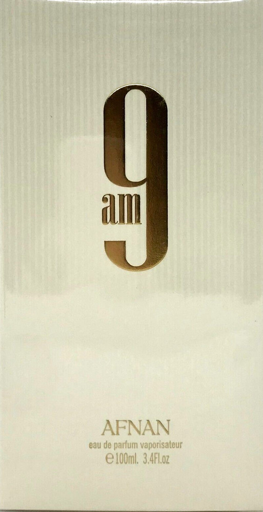 AFNAN 9 AM EAU DE PARFUM SPRAY UNISEX 3.4 Oz / 100 ml BRAND NEW IN BOX SEALED!!!