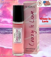Crazy Is Love Pheromone Perfume Oil,Long-Lasting Portable Roll On Fragrance 10ml