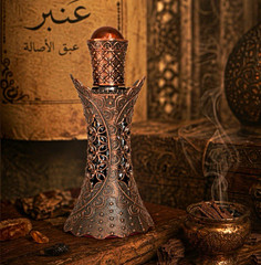 AMUZE Oud Amber Perfume Oil 0.4 fl oz Travel Size | Alcohol-Free | Long Lasting