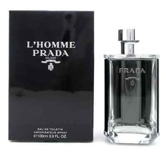 L’Homme Prada by Prada 1.6 oz or 3.4 oz EDT Toilette Pour Homme Men * NEW SEALED