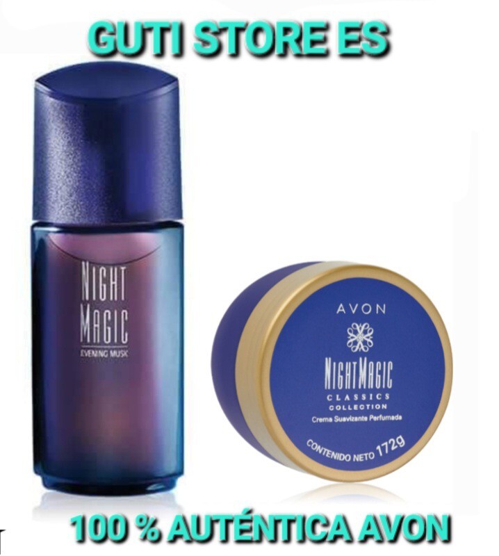 Night Magic Spray 50ml Y Crema Perfumada 172g Set Avon Femenino Nuevo