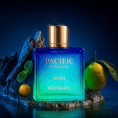Rayhaan Pacific Aura – Citrus, Aromatic, Mint, Amber, 3.4 Fl Oz (Pack of 1)