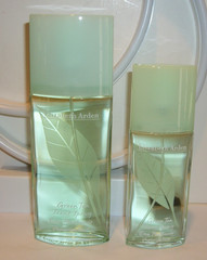 Lot of 2 Vintage Elizabeth Arden Green Tea Perfume 3.3 oz & 1.7 oz Spray