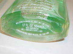 Lot of 2 Vintage Elizabeth Arden Green Tea Perfume 3.3 oz & 1.7 oz Spray