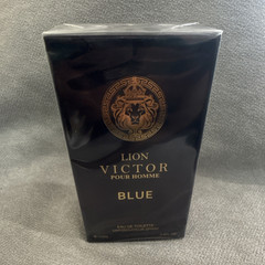 Lion Victor Blue Pour Homme Eau de Toilette Spray, Regular Size 3.4 fl oz