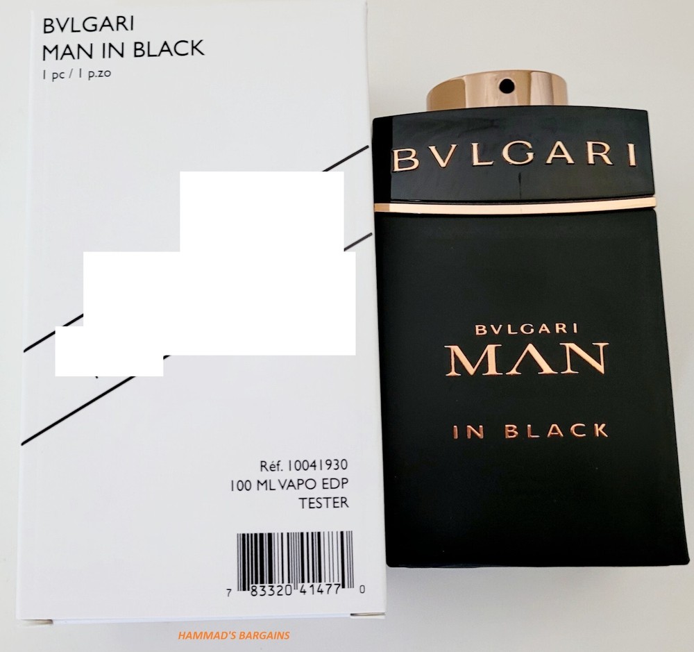 BVLGARI MAN IN BLACK EDP 3.4 OZ / 100 ML FOR MEN (NEW IN WHITE BOX)