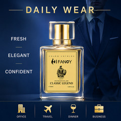 Men EauDe Parfum 50ML Fresh LongLasting Cologne Daily Wear Office Business Spray