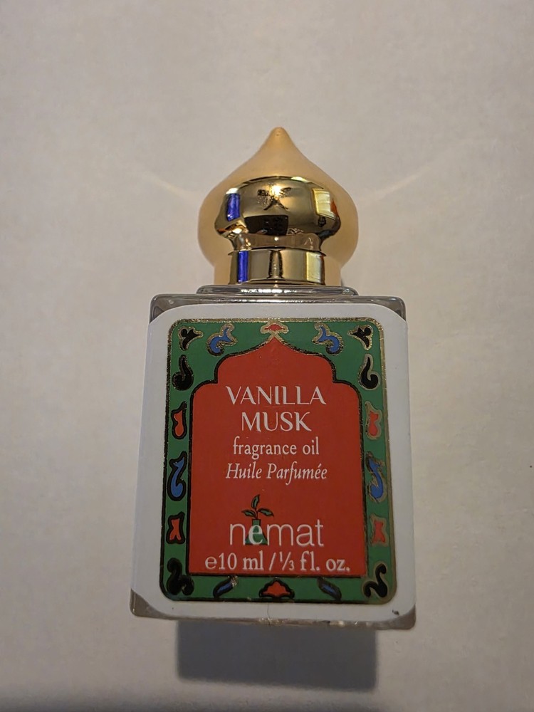 NEMAT VANILLA MUSK FRAGRANCE OIL 10ml./1/3 FL. OZ. BRAND-NEW VEGAN